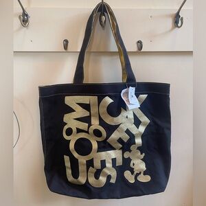 Disney Parks Gold Sparkle Tote